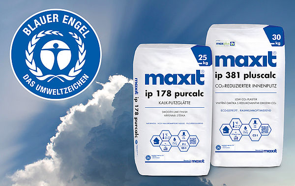 maxit – certified with the ecolabel "Blue Angel"