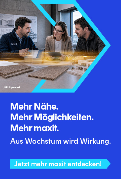 Mehr Nähe. Mehr Möglichkeiten. Mehr maxit. Auf Wachstum wird Wirkung.